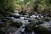 Rift flowing through rocks